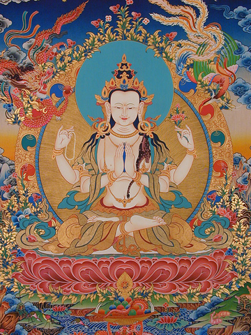 ı۹-4 hands Avalokiteshvara